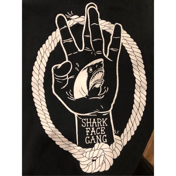 Macklemore & Ryan Lewis Shark Face Gang XS Tank - Picture 1 of 11